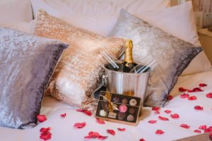 Romantic Anniversary Getaway at Absoluxe - Chocolates, champagne and rose petals